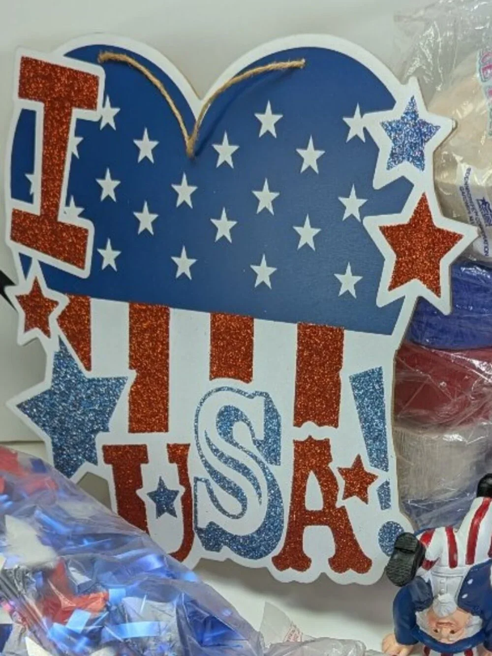 Festive Americana Party Kit Red White Blue USA Holiday Bundle Patriotic